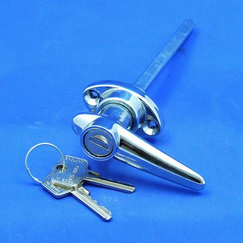 Exterior door handle - Small, Cobra etc. - Locking handle