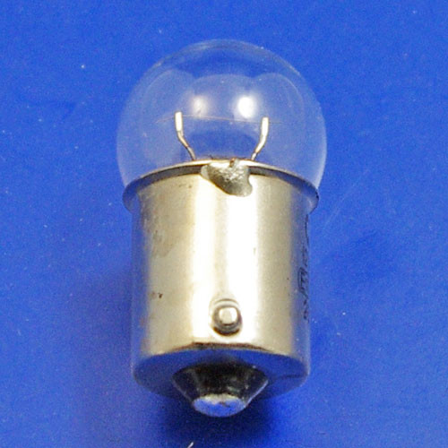 12 volt single contact SCC BA15S 5 watt auto bulb