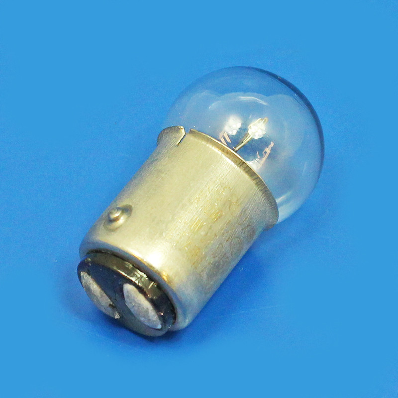 12 Volt 10W double contact SBC BA15D base side/warning bulb