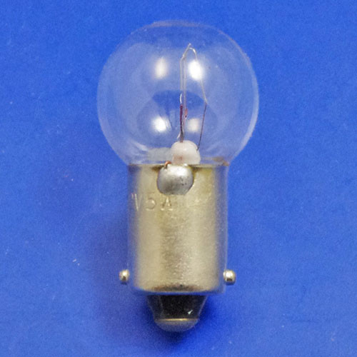 12 volt miniature bayonet MCC BA9S 5 watt auto bulb - 15mm globe