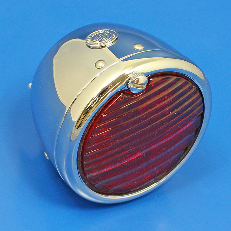 'Toby' round rear lamp - Equivalent to the Lucas ST38 or 'Pork Pie' type