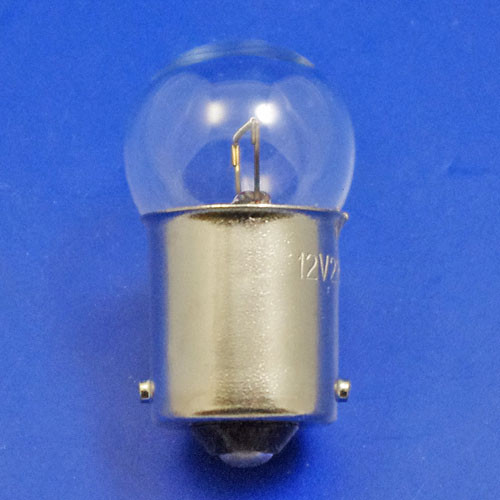 12 volt 21 watt single contact SCC BA15S auto bulb