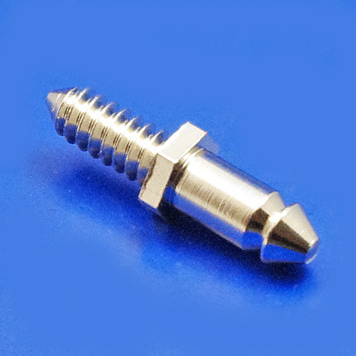 Lift the dot stud - Wood screw base, double height - Oversize 6mm diameter stud thread