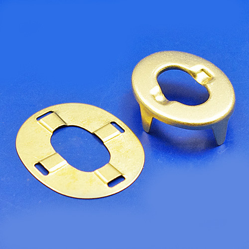 Turnbuckle/turnbutton fastener - Socket, brass