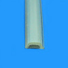 Windscreen filler/locking strip - 'Chrome' finish plastic