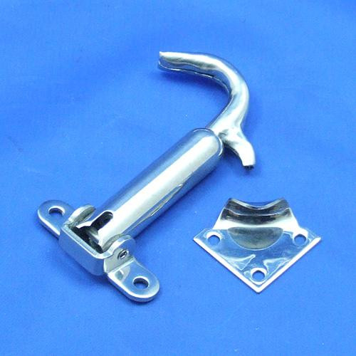 Bonnet catch - Polished Stainless steel - Two hole mount bracket