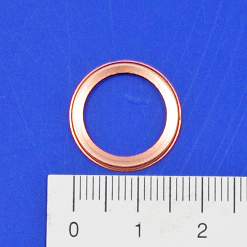Folded copper washer - 1/4
