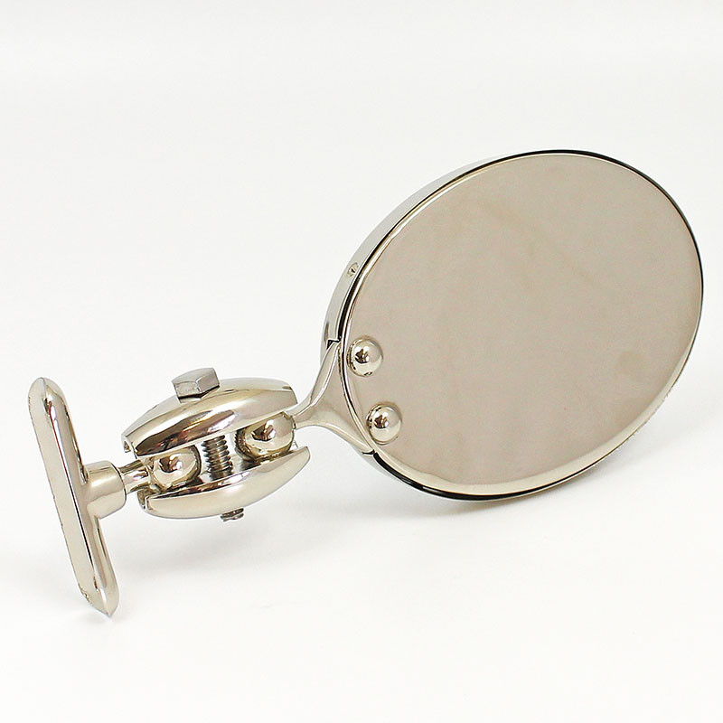 Oval rear view mirror - Equivalent to Raydyot M39 model - Nickel plated