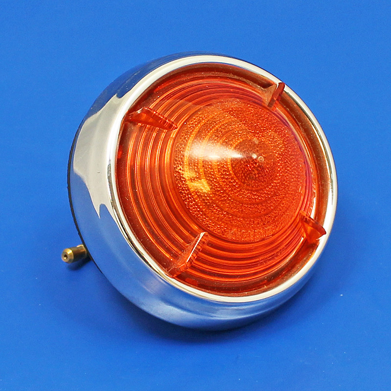L539 type lamp with amber lens (Each) - Indicator Lamp, single contact bulb holder