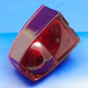 Rear light lens red - left