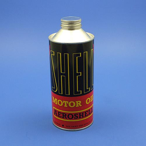 Shell 'Aeroshell' motor oil can - 2 pint can