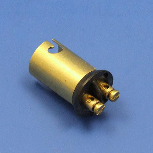 Brass Bulb Holder - BA15S, BA15D & BAY15D