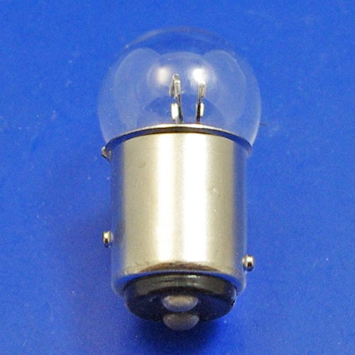 12 Volt small globe (19mm) double filament auto bulb