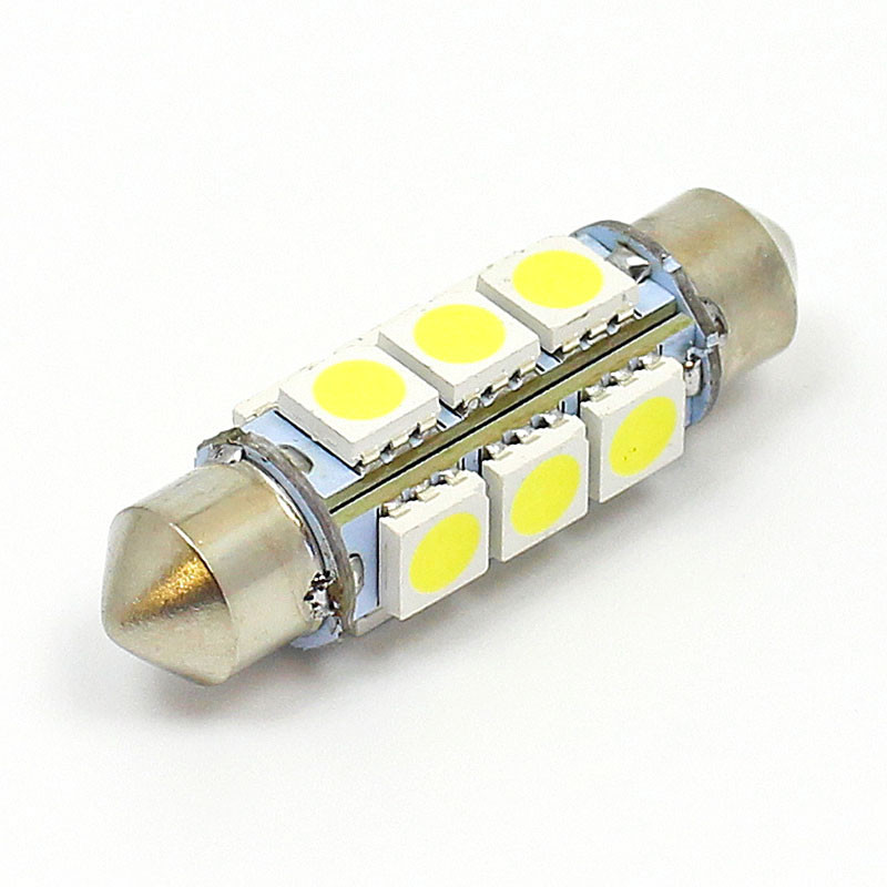 White 12V LED Festoon lamp - 11x39mm FESTOON fitting