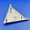 Ford triangle chrome wing badge