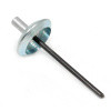 Chrome body moulding/trim clip - For fixing body moulding strips, 9mm gap