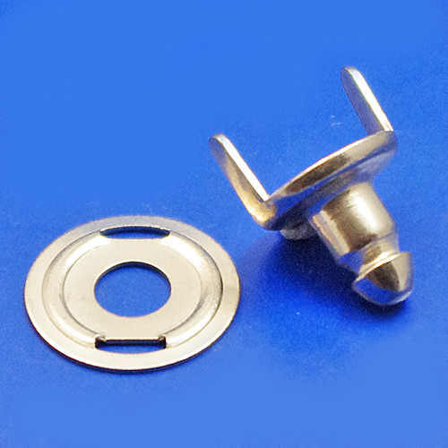 Lift the dot cloth stud - Two prong fixing, single height