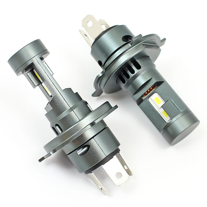 High performance H4 P43t Bright White LED lamps set (PAIR)