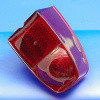 rear light lens red - right