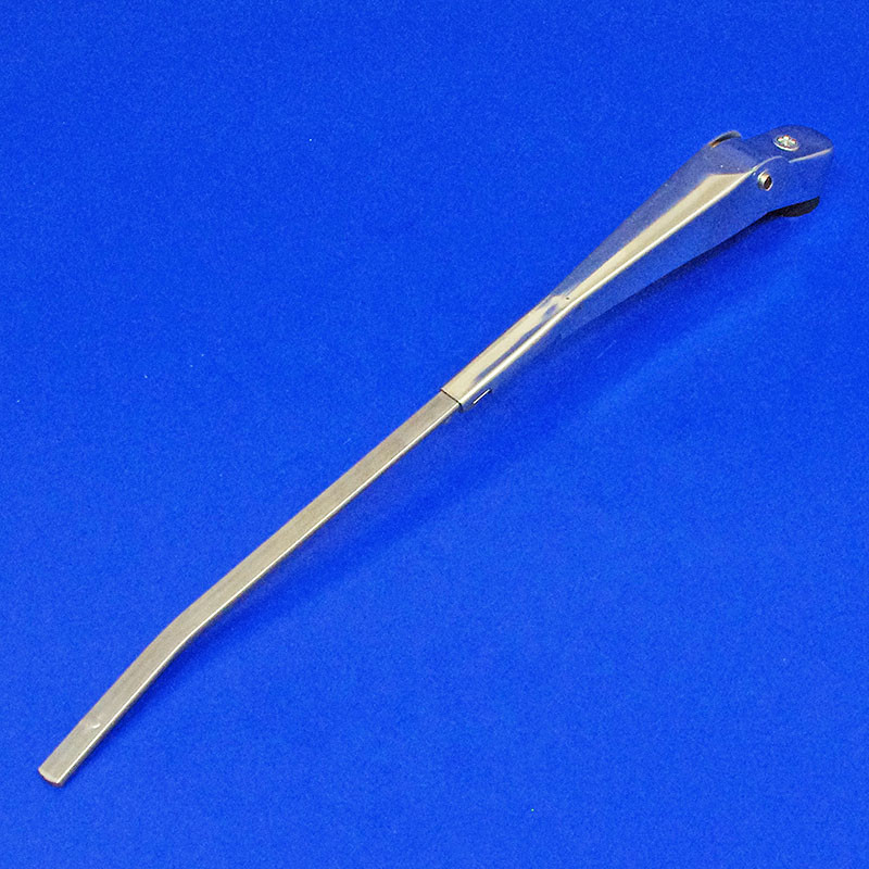 Wiper arm - Spline shaft attachment, stainless, three blade fitting options - Bayonet fitting - 7mm wide