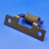 Window steady roller, angled