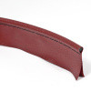 Wing piping - Grained, COLOURED leathercloth, 6mm bead, 32mm flange