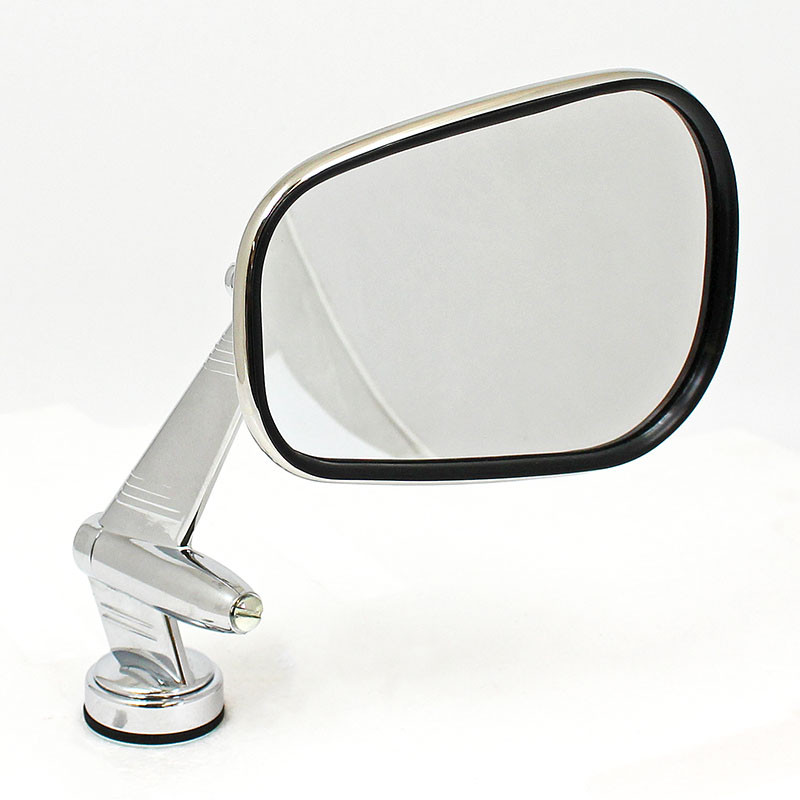 Swing back mirror - 126mm x 85mm 'Oval' head - Oval head with ADJUSTABLE arm