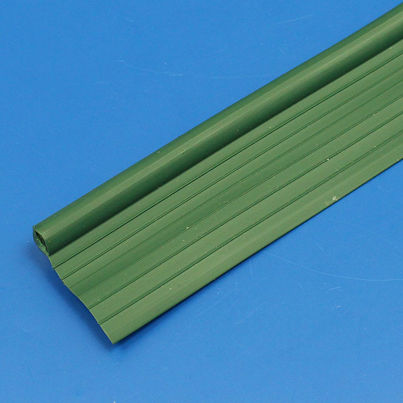 Wing piping - Solid plastic, COLOURED, 6mm bead 25mm flange - Green