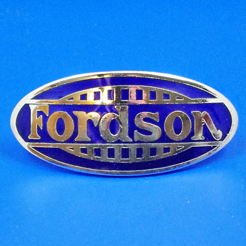Fordson enamel badge blue