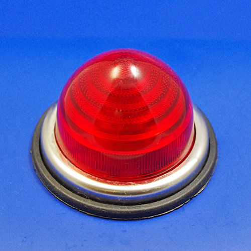 Side, Rear or Indicator Lamp equivalent to Lucas 594 (Flush Mount) - Red rear with plastic lens