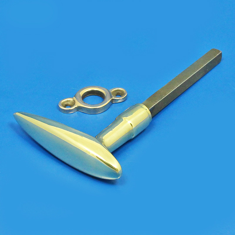 Exterior door handle - Torpedo style, with escutcheon
