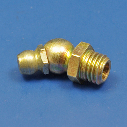 Hydraulic grease nipple - 45 degree angle - 5/16