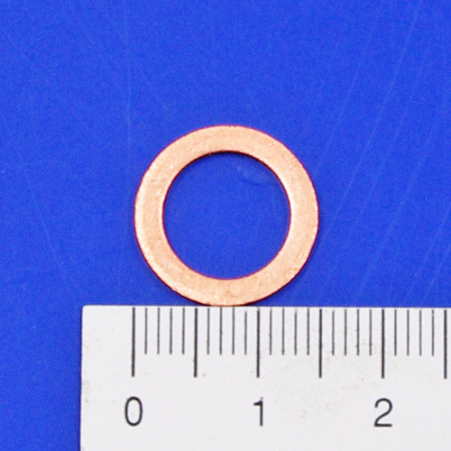 Solid copper washer - 1/8