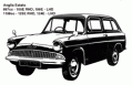 Ford - Anglia estate 105E (1961 to 1967)